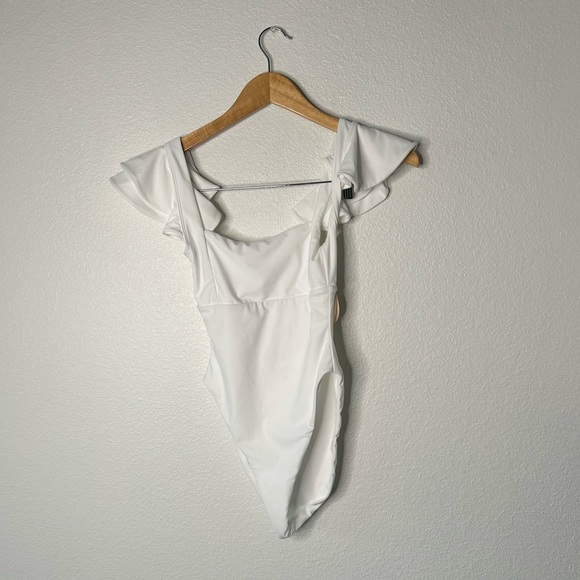 Tularosa x REVOLVE Marnay One Piece Swimsuit in Ivory - Picture 4 of 6